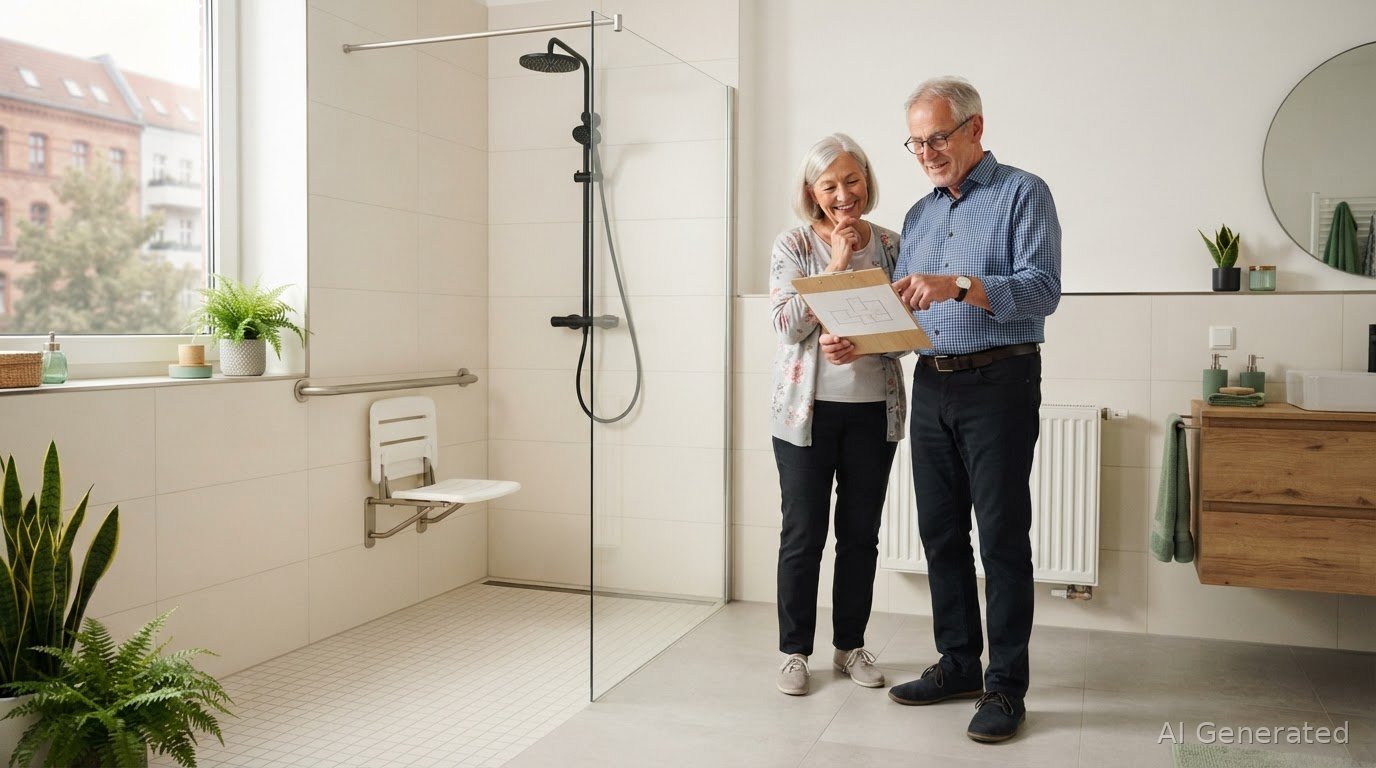 Begehbare Dusche planen: Die praktische Vorlage für Ihr Badezimmer