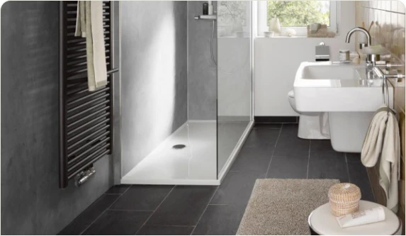Barrierefreie Dusche nach dem Umbau